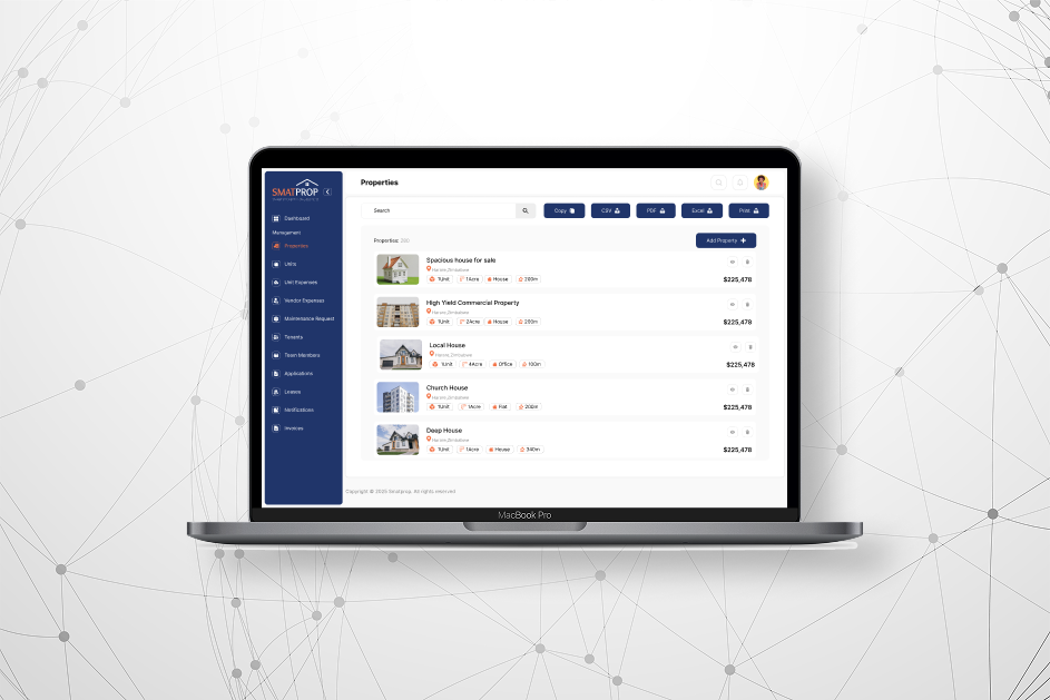Digital real estate marketplace interface