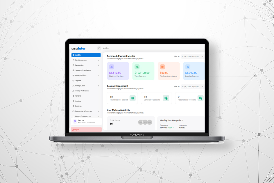School administration dashboard